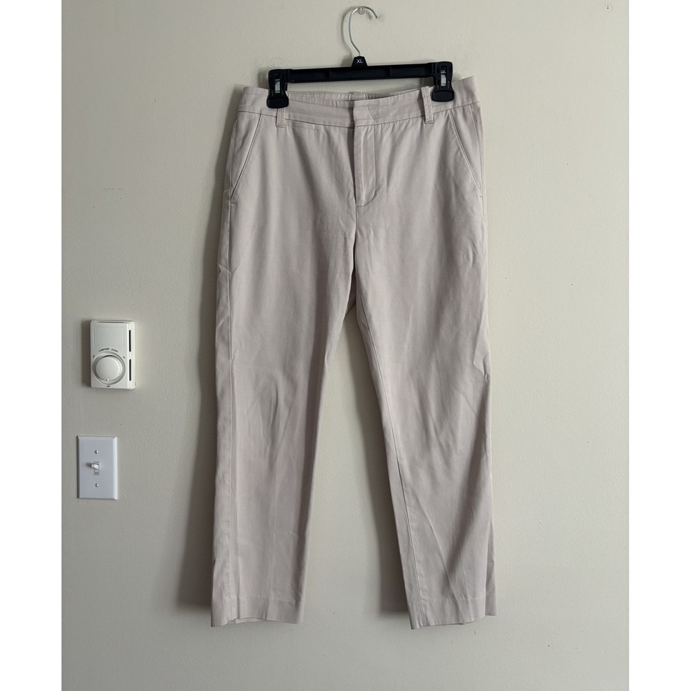 Vince Coin Pocket Chino Pants Latte Size 6 Small Office Neutral Minimalist